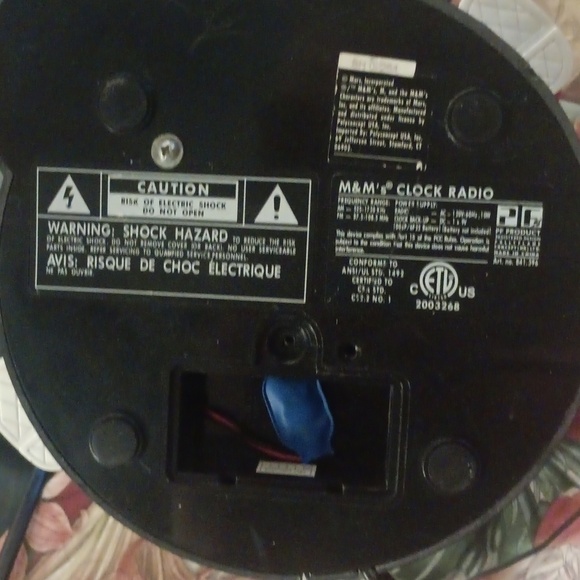 🤠Vintage Working M & M's Digital Alarm Clock Radio - Picture 7 of 8